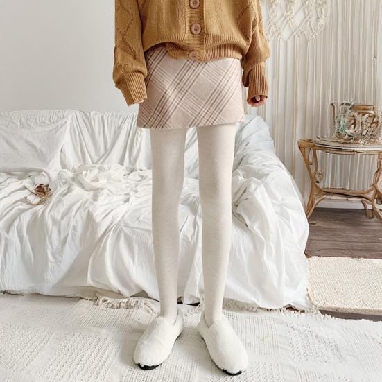 Женские колготки Высокая эластичность Плотная посадка Подчеркивающие изгибы тела Брюки для ягодиц Осень Зима Бархатная подкладка Леггинсы