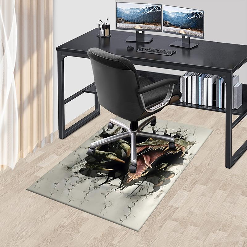 1PC dinosaur wall Carpet Ultra Soft, Thick & Absorbent, Non Slip Machine Washable Mat for Entryway