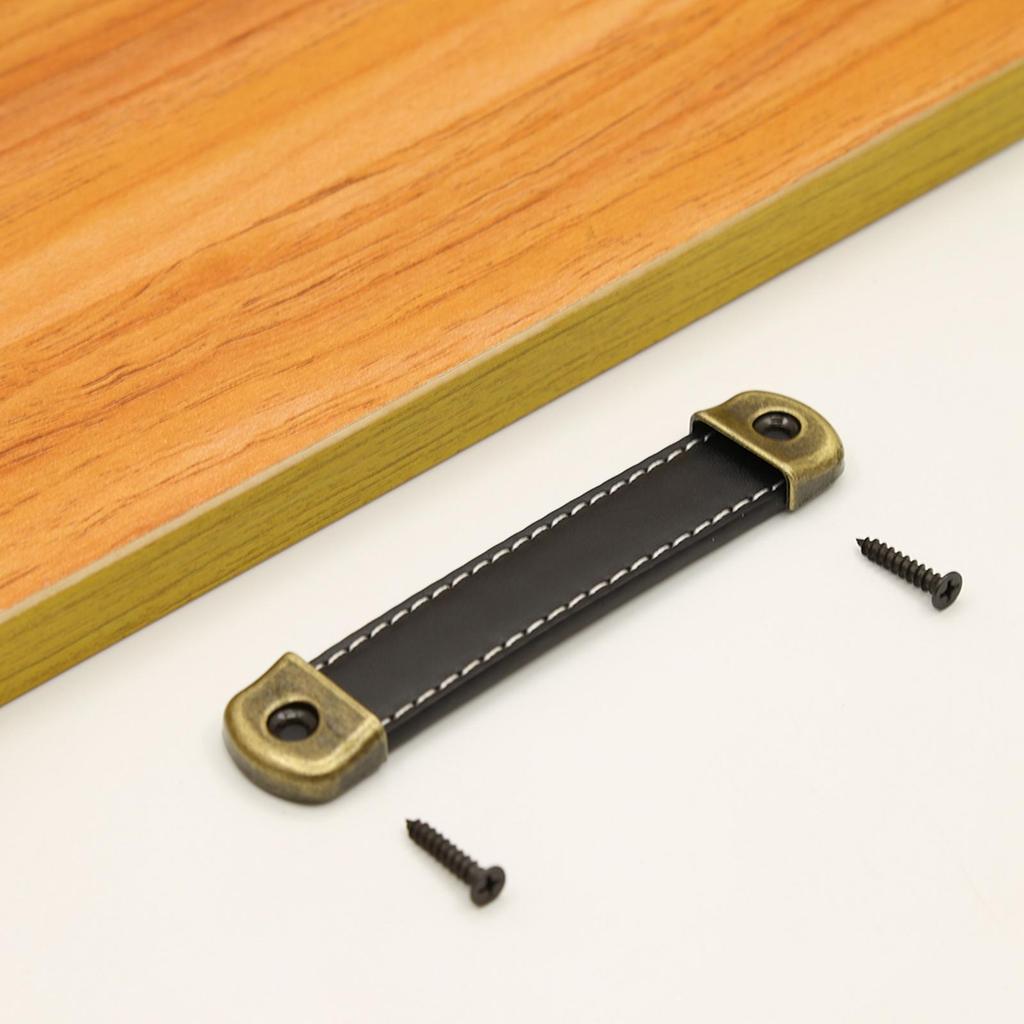 PU Leather Luggage Handle, Replacement Straps, Accessories for Drawers, Furniture, Dressers, Boxes,