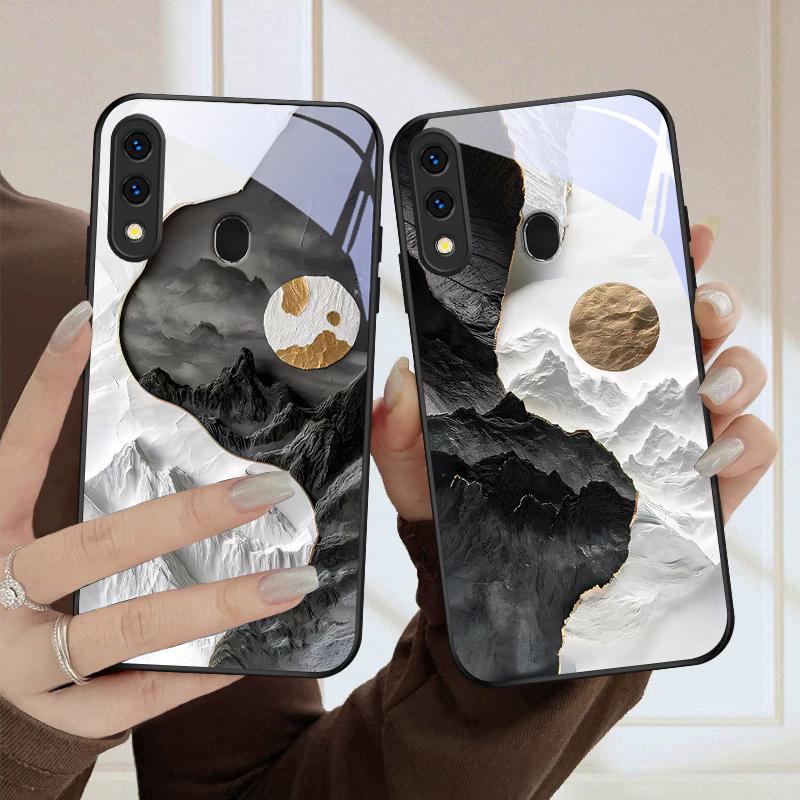 Кластер Снежных Гор Для Samsung Galaxy A20 A20s 21s A22 A23 A24 A25 A26 A42 A90 A50 A55 52s A56 A70 A71 72 стеклянный чехол для телефона