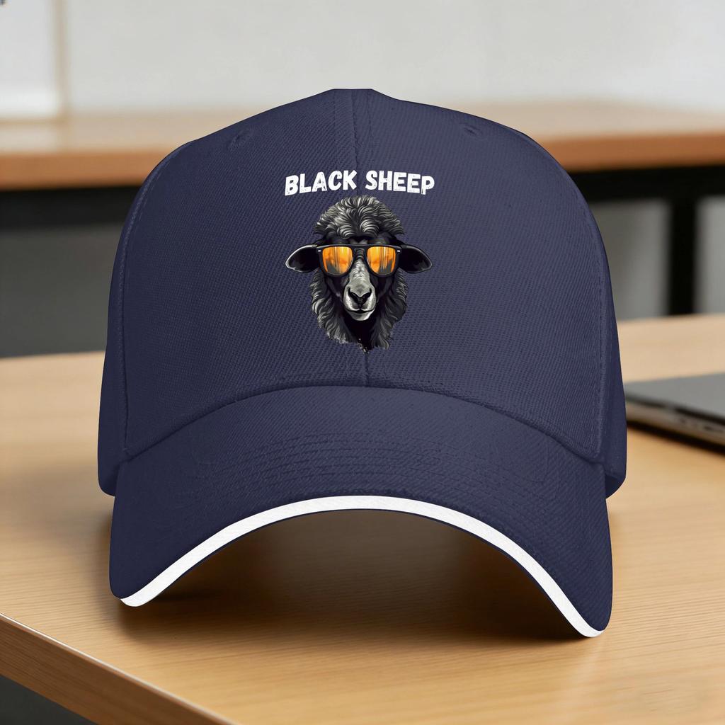 Black Sheep Squad Family Baseball Cap  Hunting Camping Dropshipping Hip Hop Hats Couple Women Stylish Print Baseball Caps