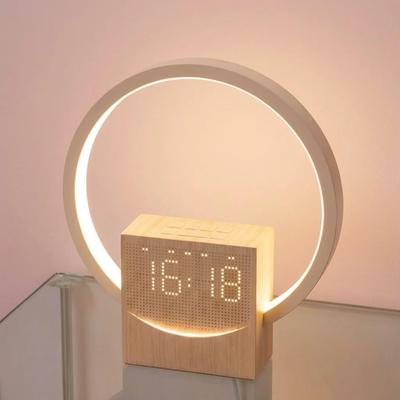 Цифровой будильник с имитацией рассвета, Bluetooth-колонка, генератор белого шума, настольные часы, ночник для домашнего офиса, идеальный подарок