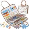 Busy Book Early Education Toy Dinosaur Theme Toddlers Learning Board Busy Board  Boys Girls