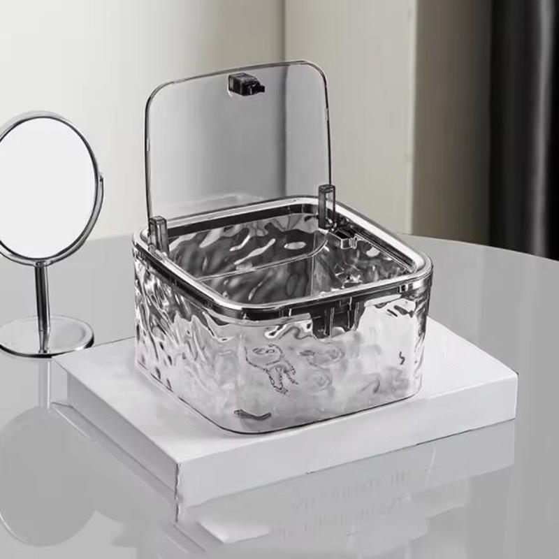 Hair Accessory Storage Box Desktop Girl Hair Clip Hair Ring Hair Clip Rubber Band Transparent Acrylic Sorting Box Storage Basket