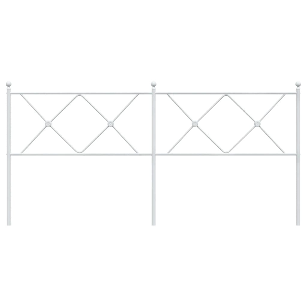 Replacement Headboard Metal White 180 cm