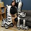 Creative Simulation Zebra Doll Plush Toy Zoo Pony Doll Rag Doll Sleeping Pillow Photo Prop