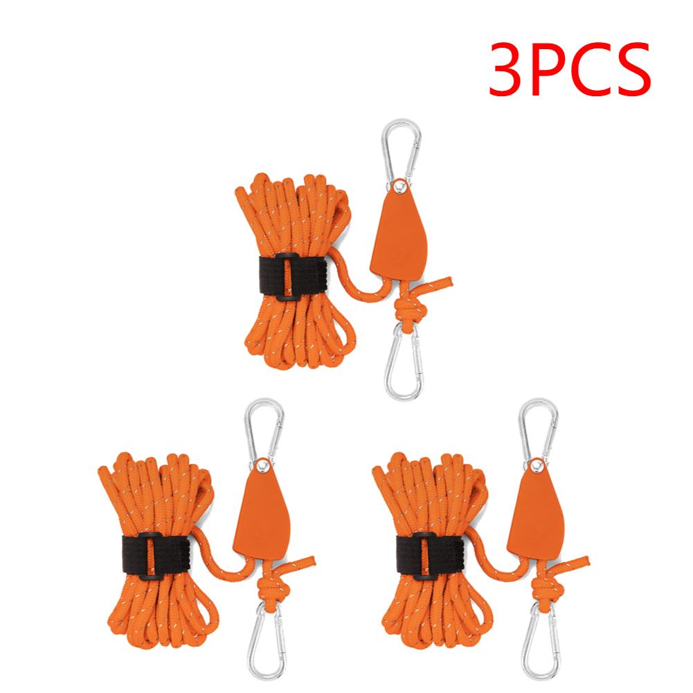 4 м регулируемый трос для кемпинговой палатки, вешалка для троса, трос для тента, подъемный трос, крюк, прочный трос, вешалка-зажим