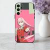 Чехол для телефона D-Darling in The F-Franxx Z-Zero Two для Samsung Galaxy A73,A72,A71,A70,A53,A52,A51, Мягкий силиконовый черный чехол