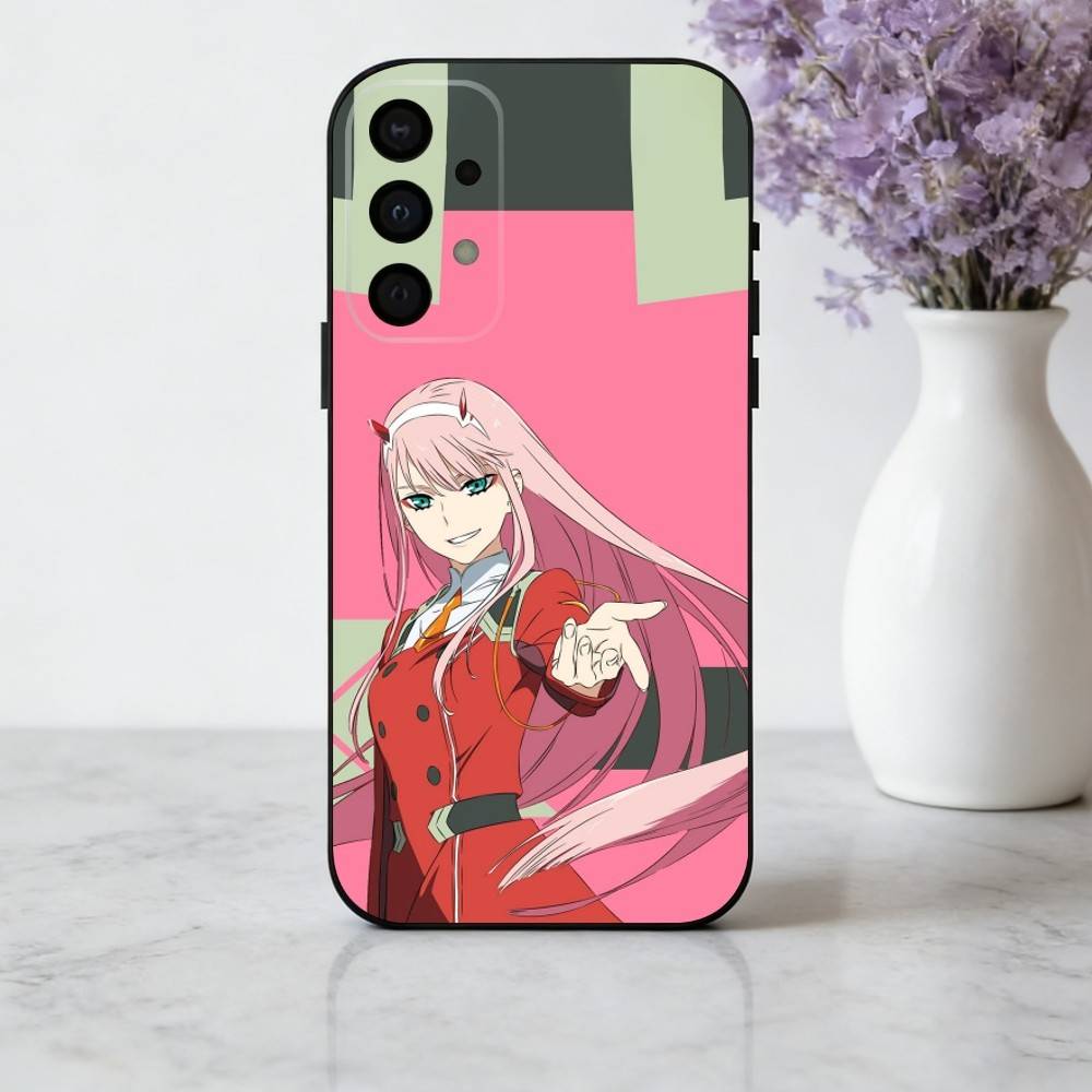 Чехол для телефона D-Darling in The F-Franxx Z-Zero Two для Samsung Galaxy A73,A72,A71,A70,A53,A52,A51, Мягкий силиконовый черный чехол