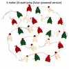 Warm Glow LED Christmas Tree Ornament Lights Knit Hat Shaped Lights  Birthday Parties