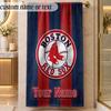 Beach TowelBoston Red Sox Custom Name Text Personalized Soft Towel for Beach Pool Indoor Home Decor Gift