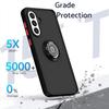 Матовый чехол Armor для Samsung Galaxy A56 A36 A26 A16 A06 A55 A35 A25 A15 A05 A05S M54 M34 Противоударный чехол с магнитной подставкой-кольцом