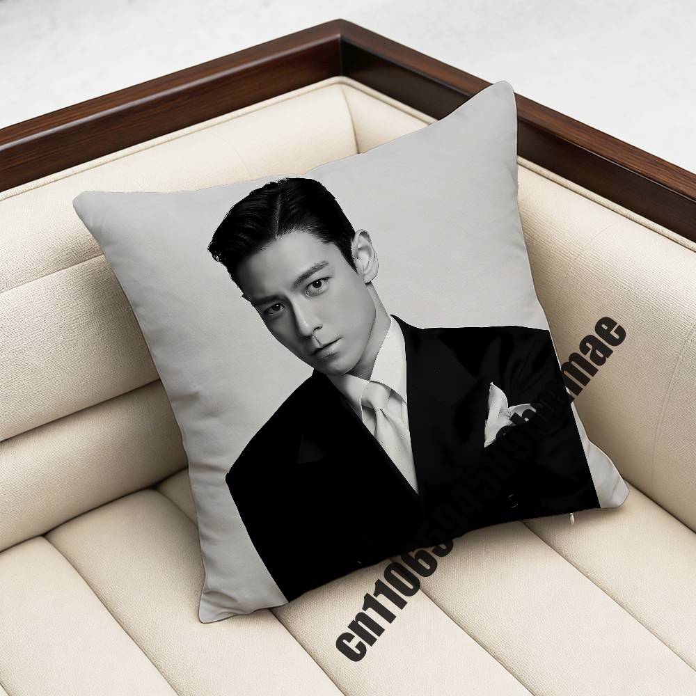For T-Top C-Choi Seung Hyun Throw Pillow Case Sham 45X45Cm Decoration Square Bed Pillowcase Pad Cover
