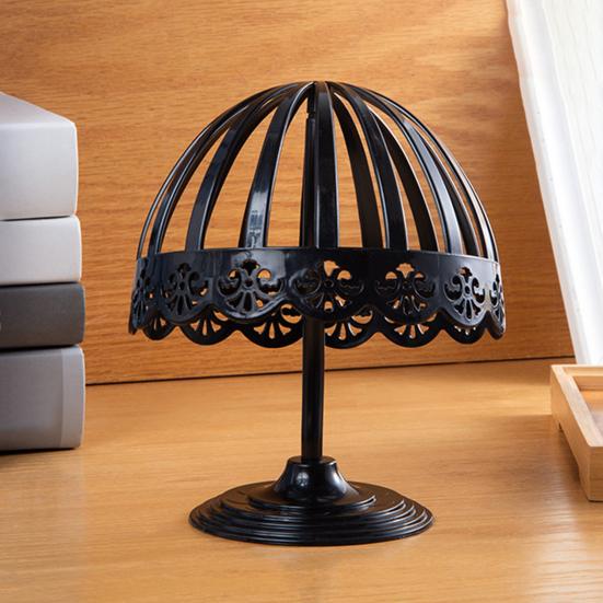 Hat Rack Stand for Hats Wigs Exhibition Multiple Sizes with Lace Edge Bucket Hat Fisherman Hat Display Holder Hat Organizer for Home Stores