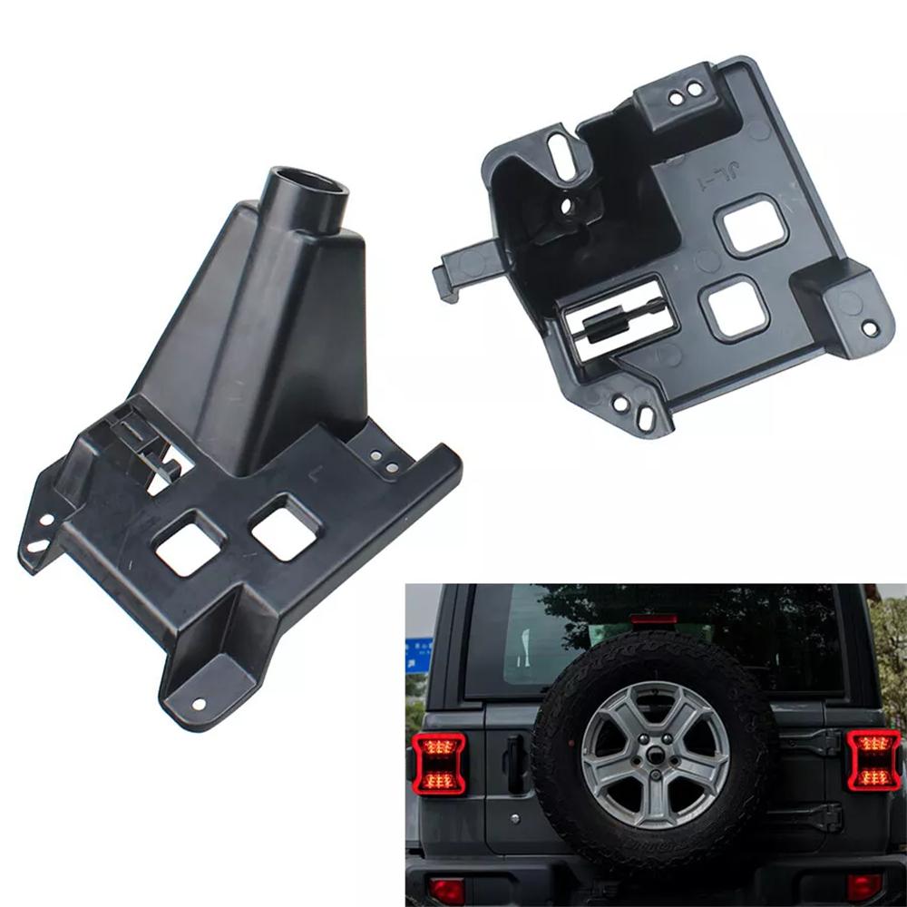 2 шт. Кронштейн заднего фонаря, Черный ABS Для Jeep Wrangler JL 2018 2019 2020 2021-2024