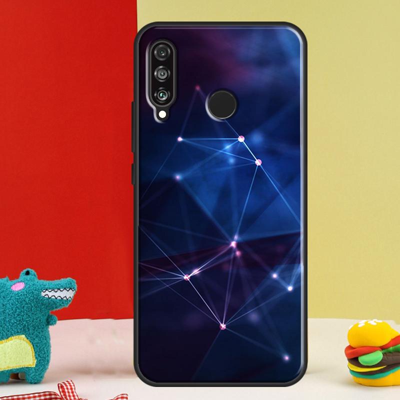 Чехол Lines Point Light для Huawei Nova 12i 12s 11i 5T 9 10 SE Y91 Y90 Y60 Y70 Y72 Y61 P60 Pro P20 P40 P30 Lite