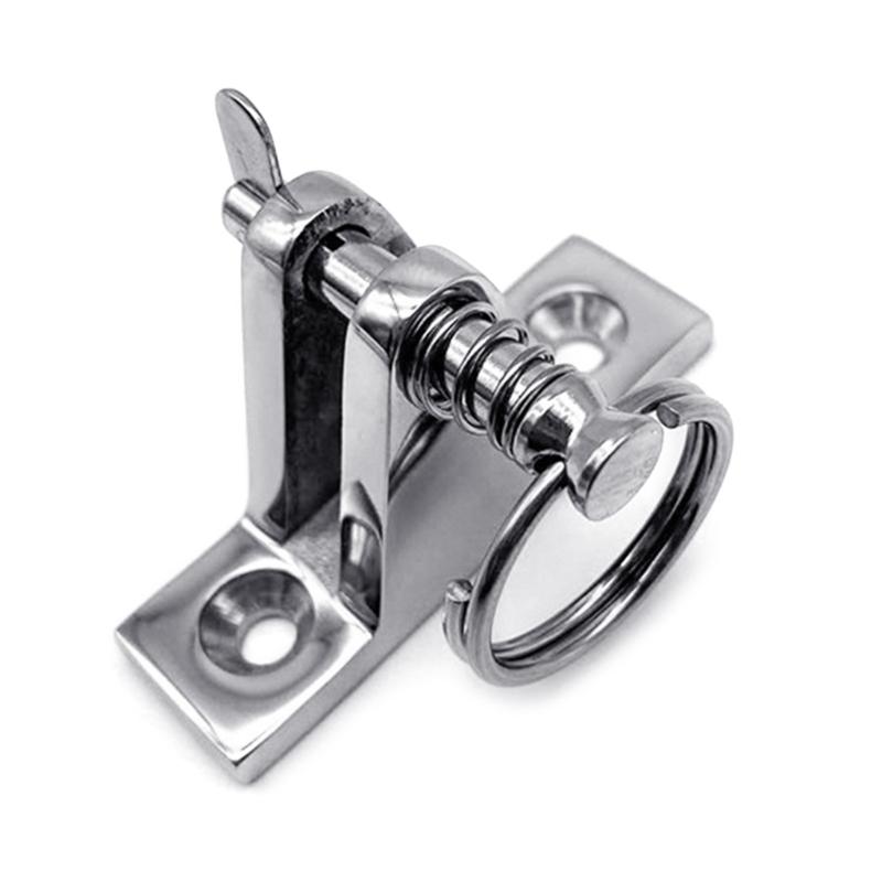 6cm/2.4-inch Length Bimini Top Quick Release Deck Hinge Stainless Steel Hinge