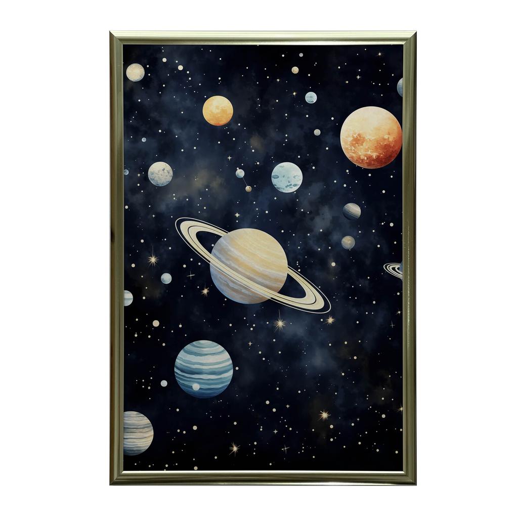 Szepty Kosmosu Szepty Kosmosu, 50X70 Cm, Bez Ramy, Papier Matowy 230 Gsm