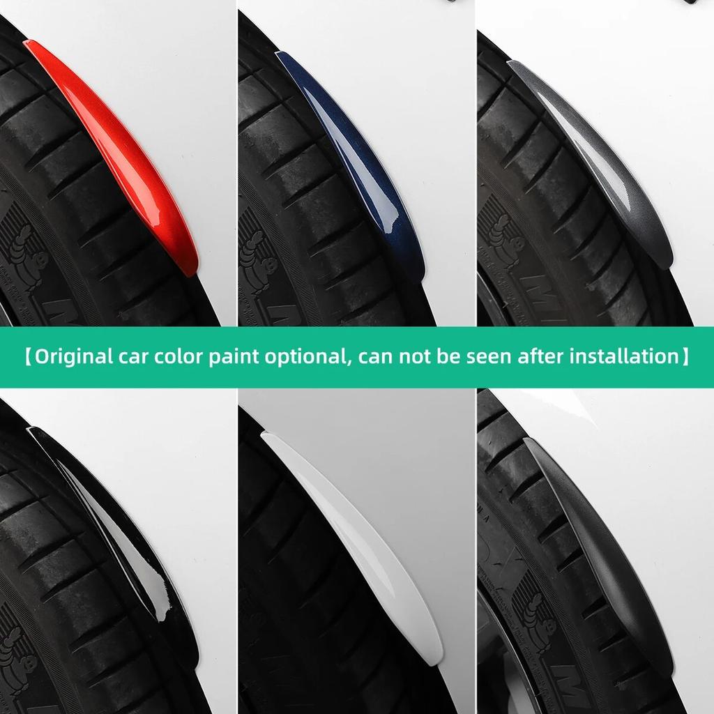 LUCKEASY For Tesla Model 3 -2023 Car Mudflaps Model Y Mud Flaps Car Exterior Accessories Front Rear Fender Protective Fender