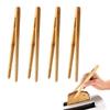 Food Bamboo Toast Sugar Bacon Bread Squeezer Teaware Kitchen Toaster Tong Tea Clips Cooking Tool