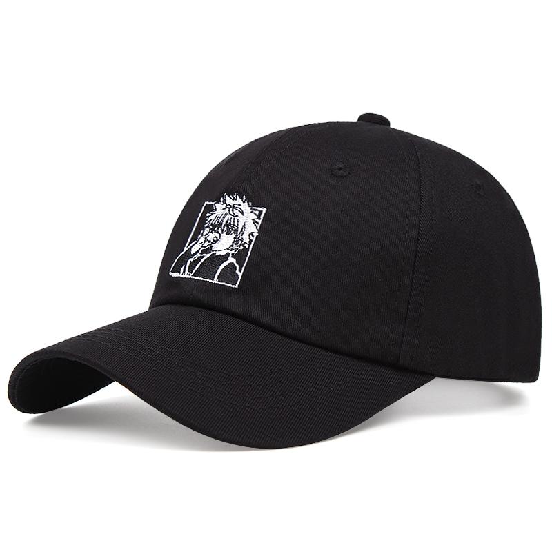 Killua Zoldyck Baseball Caps Snapback Women Unisex Embroidery Anime Hunter X Hunter Dad Hat Cotton Cartoons Outdoor Sun Cap