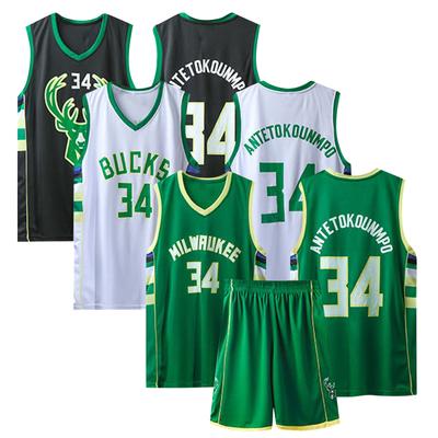 Трикотажные изделия Bucks-lettered-brother NO.34, баскетбольная форма, рубашка, шорты, комплект из двух предметов для взрослых