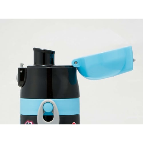Skater Kids' 2-Way Stainless Steel Water Bottle with Cup, Pok?mon 21, 430ml, SKDC4-A