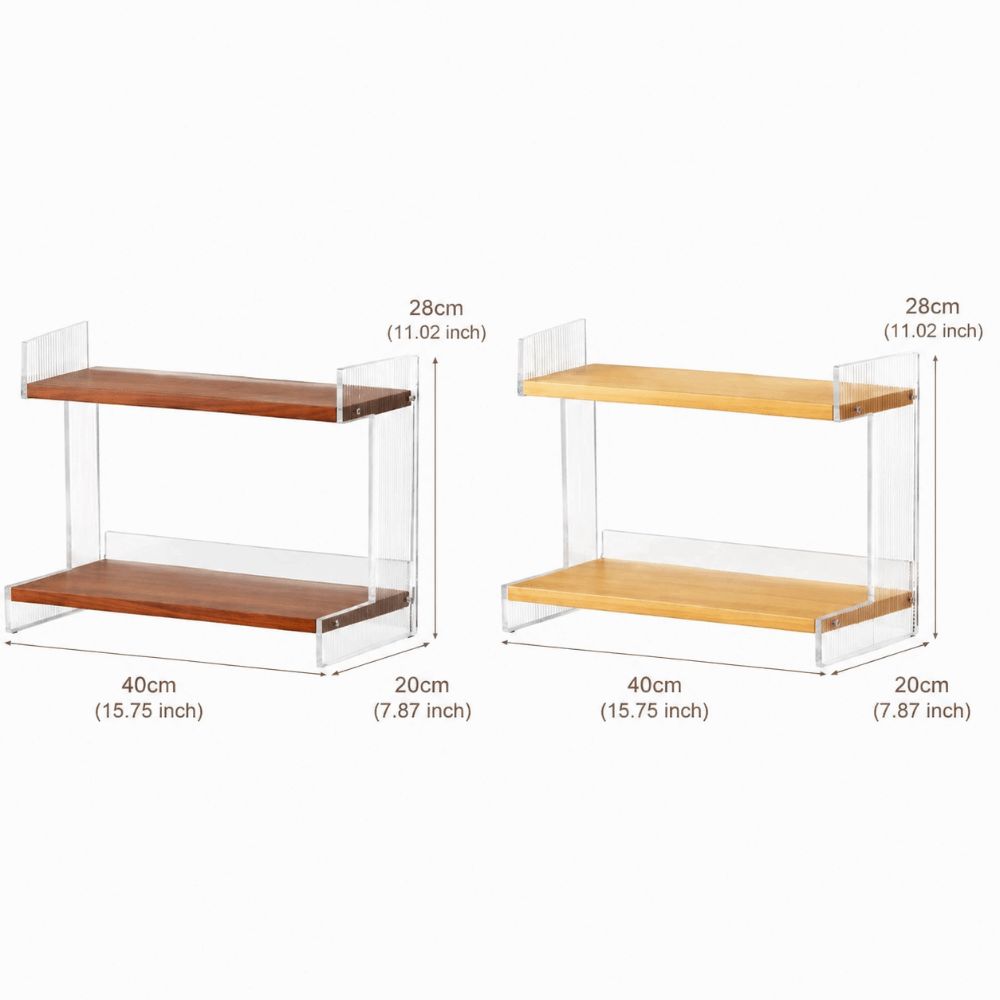Multi-layer Design Counter Storage Shelf Vanity Sink Organizer  Bathroom Countertop