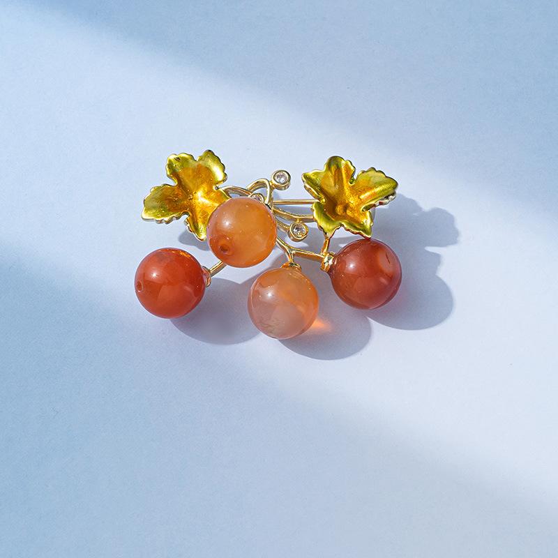 Senior Brooches Flower Leaf Brooch Pins for Women Suit Pendant Fashion Brooches Jewelry