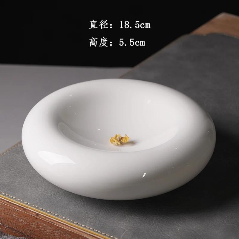 Креативная круглая керамическая тарелка с двухслойной изоляцией, западная обеденная тарелка, белая, персонализированная, ресторанная суповая тарелка