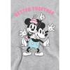 Disney Childrens/Kids Better Together Mickey & Minnie Mouse Heather Pullover Hoodie