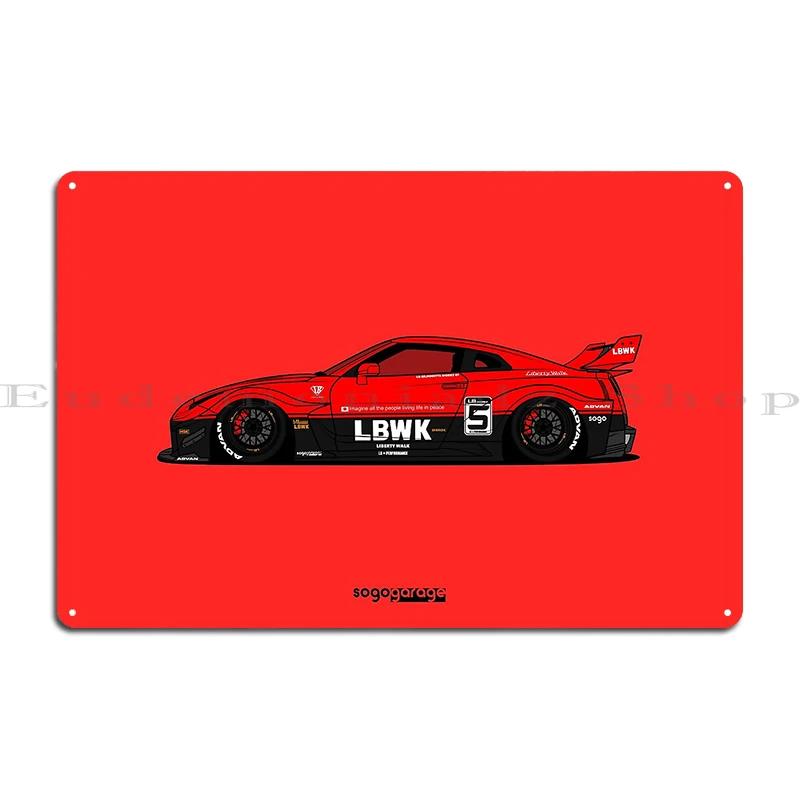 Liberty walk Металлическая табличка Постер Клубный дизайнер CreateClassic Жестяная табличка