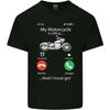 Мой мотоцикл зовет Байкер Мотоцикл Мужская легкая хлопковая футболка Унисекс футболка