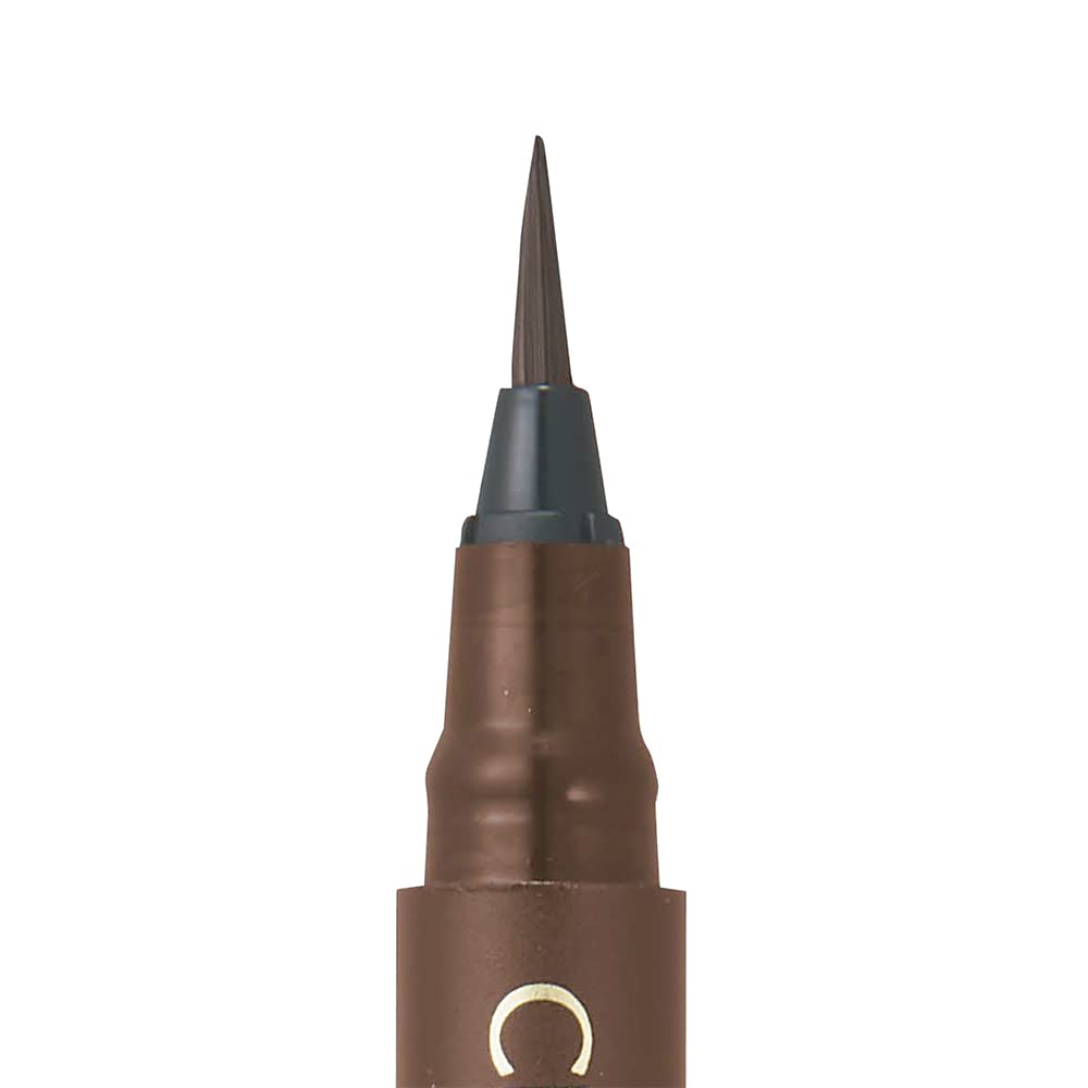 Cezanne Eyeliner EX 20 Brown Liquid Highly Pigmented Ultra-Fine 0.48ml Eyeliner, Waterproof, Moisture-Proof,