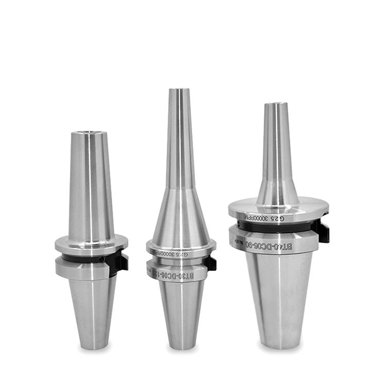 High Precision BT30/40/50 Pull-back Tool Holder DC06/08/12 for High-Speed Deep Hole Collet and Small Diameter Milling Cutter.