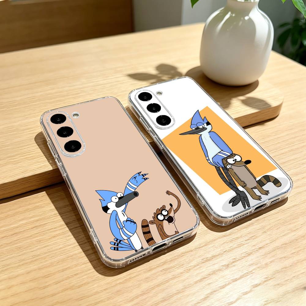 chill slacker mordecai Phone Case For Samsung Galaxy A91,80,73,72 ,71,53,52,32 ,31,22,21s,20,Transparent Case