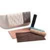 Absorbent Bathroom Mat With Non-Slip TPR Backing Thick Microfiber Floor Rug Shower Entryway Kitchen Stripe 50x80cm