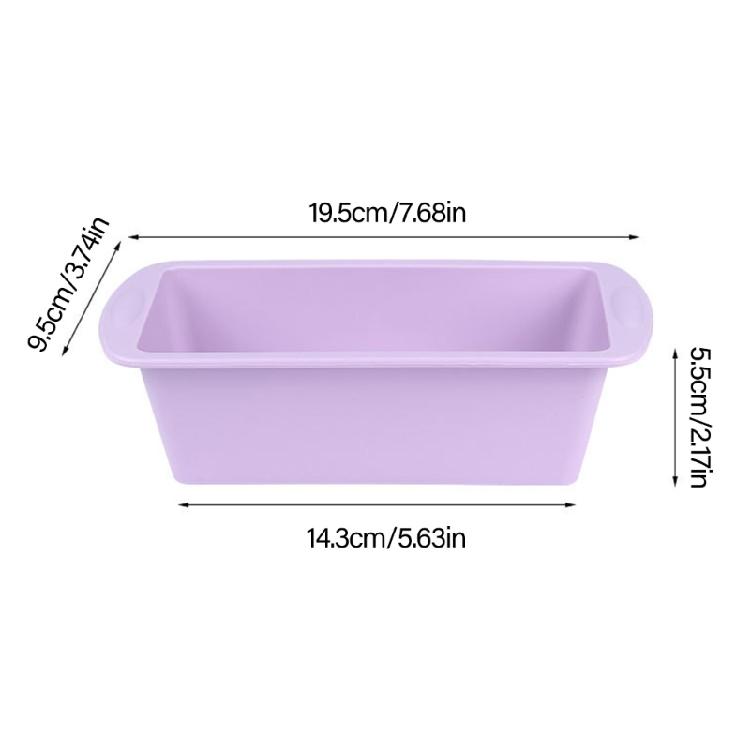 Multipurpose Silicone Loaf Pans Silicone Loaf Molds Nonstick Baking Moulds for DIY Bread Cake and More