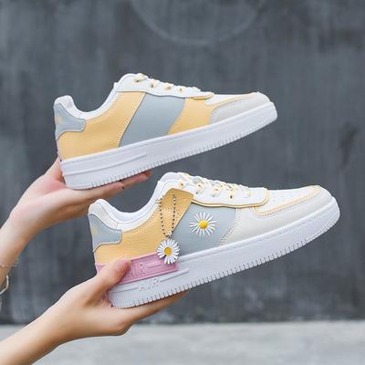 Весна и осень Air Force One Macaron Candy Color Platform Sports Casual White Shoes