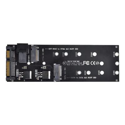 Xiwai на U2 Комплект NGFF на HD Mini SAS NVMe PCIe SSD SATA Адаптер для Материнских плат SFF-8643 M-Key