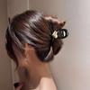 1pc Love Black Grab Clip Women's New High-end Hair Clip, Shark Clip At the Back of the Head, Medium Clip Headband