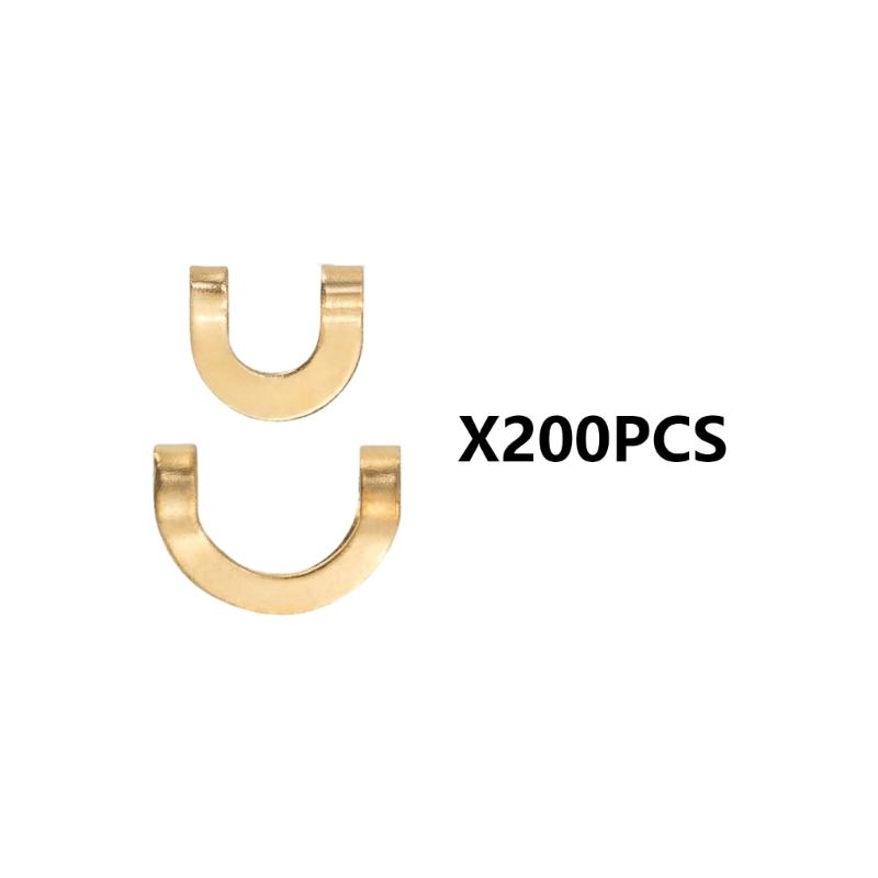 200Pcs Spinner Clevis Link Easy Spin Fishing Clevis Fishing Spoons Spinnerbait Part Inline Spinner Making