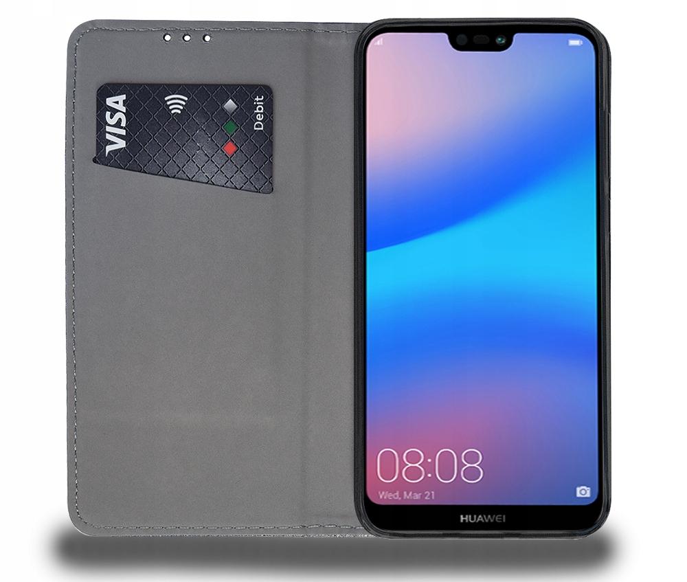 CASE for HUAWEI P20 LITE SMART MAGNET CLOSED BOOK CASE + 9H GLASS
