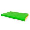 Gymnastic Mat Comet 150x100x10 Three-piece - Light Green/yellow