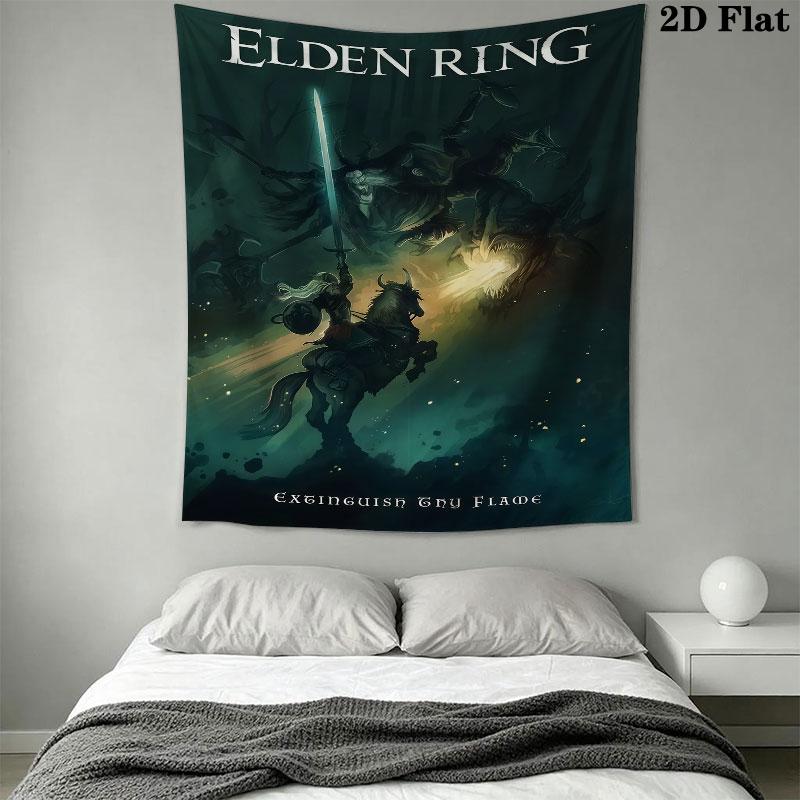 Elden Ring Veil Wall Hanging Printed Fabric Blanket Decorative Tapestries for Bedroom Living Room Home Decor
