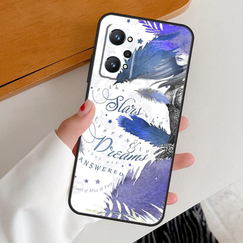 Чехол A Court Of Mist And Fury для Realme 11 12 Pro Plus 10 9 GT5 GT Neo 6 C25s C21Y C30 C31 C33 C35 C51 C53 C55 C67