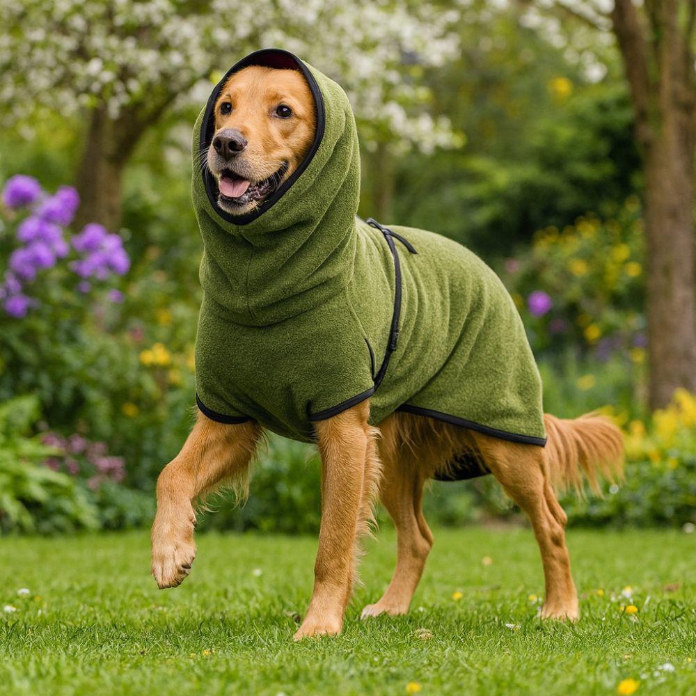 Бархатная успокаивающая куртка для собаки Утолщенный однотонный зимний жилет-пальто для собаки Теплая ветрозащитная успокаивающая одежда для собак Универсальная для домашних животных