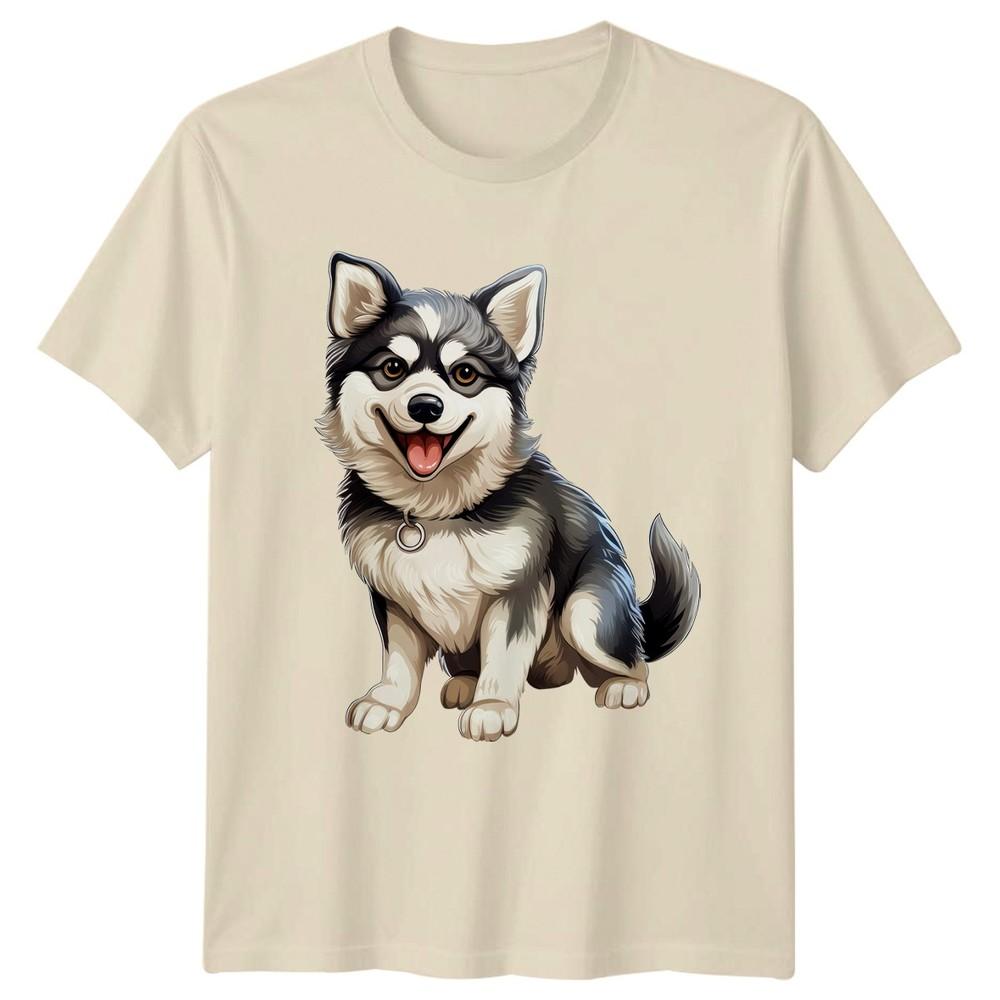 Siberian Husky Puppy Dog Animals Unisexs TShirt Unisexs Tee Graphic Unisex Top
