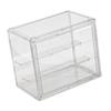 Clear Display Case for Figures Figure Portable Small Toys Container Countertop Modern