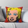 Энди Уорхол Выставочный Постер Квадратная Наволочка Полиэстер Лен Бархат Узор Молния Декор Наволочка Комнатная Накидка на Подушку 18"